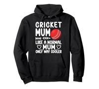 Cricket Mum Definition Normal Only Cooler Cricket Mum Gifts Pullover Hoodie