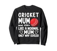 Cricket Mum Definition Normal Only Cooler Cricket Mum Gifts Sweatshirt