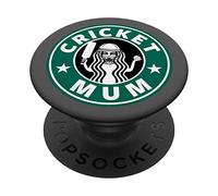 Cricket Mum for Women Mother of Cricket Player PopSockets Swappable PopGrip