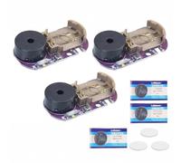 Cricket Noise Maker Prank Toy Set, 3-Pack with 20 Selectable Sounds & Magnetic Back, Automatic Gag Device for Office Pranks, Home Mischief and Party Fun, Durable ABS Prank Gadget for Adults