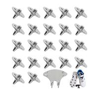 Cricket OIHCAZ 22 pcs silver steel studs for lightweight shoe, golf shoes, and most athletic footwear