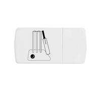 'Cricket Pitch Essentials' Pill Box with Tablet Splitter (PI00035282)