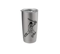 Cricket Player Cricket Coach Gentleman's Game Stainless Steel Insulated Tumbler