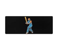 Cricket Player Cute Gaming Mousepad Rubber Base Desk Mat for Home Office Laptop Computer