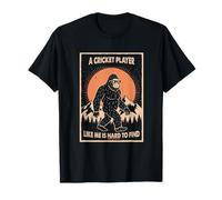 Cricket Player Funny Bigfoot Sunglasses Hard to find T-Shirt