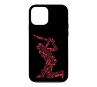 Cricket Player Gear Mosaic Sport Lover Design Case for iPhone 12 mini