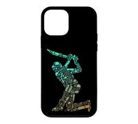 Cricket Player Icon Mosaic Sport Design Case for iPhone 12 mini