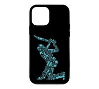 Cricket Player Icon Mosaic Sports Design Case for iPhone 12 mini