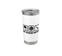 Cricket Player Weekend Routine Bowler Team Sports Stainless Steel Insulated Tumbler