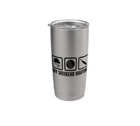 Cricket Player Weekend Routine Bowler Team Sports Stainless Steel Insulated Tumbler