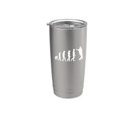 Cricket Players/Evolution of Humanity! Funny Design Stainless Steel Insulated Tumbler