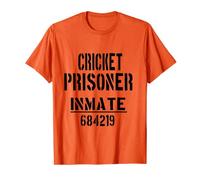 Cricket Players Halloween Costume Funny Prisoner Jail Inmate T-Shirt