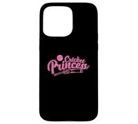 Cricket Princess Ball Sport Hobby Team Case for iPhone 15 Pro Max