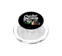 Cricket Spectator Mode ON Funny Cricket Watching Design PopSockets PopGrip for MagSafe