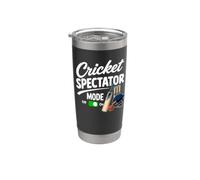 Cricket Spectator Mode ON Funny Cricket Watching Design Stainless Steel Insulated Tumbler