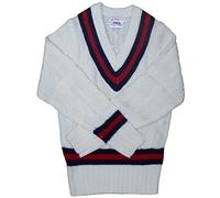 CRICKET SWEATER NAVY/RED LARGE 42''