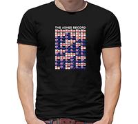 Cricket The Ashes Record - Mens T-Shirt - Black - XL