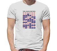 Cricket The Ashes Record - Mens T-Shirt - White - XL