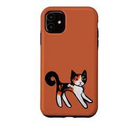 Cricket the Calico Cat Illustration Case for iPhone 11