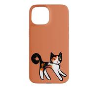 Cricket the Calico Cat Illustration Case for iPhone 15