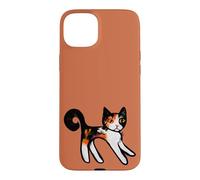 Cricket the Calico Cat Illustration Case for iPhone 15 Plus
