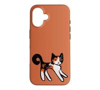 Cricket the Calico Cat Illustration Case for iPhone 16