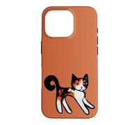Cricket the Calico Cat Illustration Case for iPhone 16 Pro