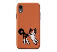 Cricket the Calico Cat Illustration Case for iPhone XR