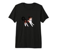 Cricket the Calico Cat Illustration Premium T-Shirt