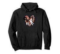 Cricket the Calico Cat Illustration Pullover Hoodie