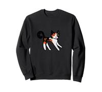 Cricket the Calico Cat Illustration Sweatshirt