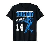 Cricket - This Boy is Now 14 Year old 14 th Birthday T-Shirt