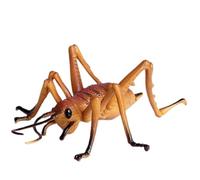 Cricket Toy 4x3 Inch Cricket Figurine Artificial Realistic Bug Toys Plastic Animal Figurines for Decoration, Education & More
