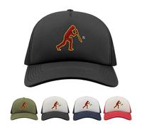 Cricket Trucker Cap - Full Black - Adult - Dad Brother Son Cricket Player & Fan Gift Idea - Cricketer Cap for Him - Funny Sports Cricket Gifts - Cricket Hat for Him Her - Cricket Match Support Cap