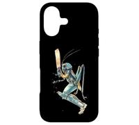Cricket watercolor painting insect art nature meets sports Case for iPhone 17