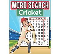 Cricket Word Search: Large Print Word Search Puzzle Book About Cricket For Kids and Seniors | 8.5 x 11 Inches, 62 Pages, 48 Puzzles For Cricket Fans | Gift For Cricket Lovers