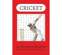 Cricket Word Search Puzzle Book: Word Searches with Easy to Read Print about Cricket, Test Cricket, T20 Cricket and more | 6x9 inches| 65+ puzzles . . . Gift for Vacations, Holiday and Free Times