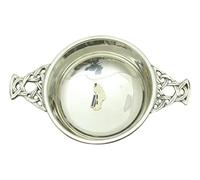 Cricketer Enamel Pewter Quaich Bowl Scottish Quaich 88
