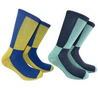 CriCri Socks 2 Pairs Breathable Cotton Sports Socks and Soft Cotton Terry Insole - Sport Socks Made in Italy, 2 Pairs - Mix 1, 40-45