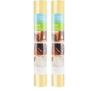 Cricut 2003076 Foils - 12" x 48" Adhesive Metallic Foils - Metallic Gold (Pack of 2)