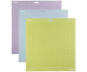 Cricut 2003847 Explore Maker Cutting pad 3-Pack Purple Blue Yellow...