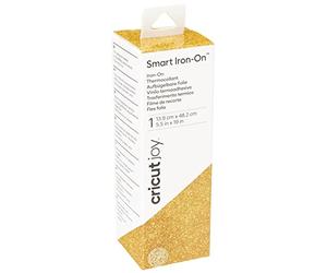Cricut 2008058 Smart Iron-On, Glitter Gold, Joy