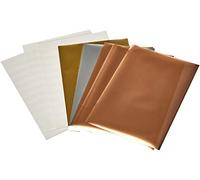 Cricut 2008716 Foil Transfer Sheets Sampler, Metallic (24 ct), 24 Pack