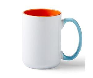 Cricut Beveled Ceramic Blank Mug | Sahara | 425ml (15oz) | 1 x Infusible Ink Sublimation Mug | for use with All Cutting Machines