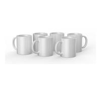 Cricut Blank Mugs White 355ml (12oz) 6 x Infusible Ink Sublimation Mugs for use Mug Press Infusible Ink 2008942