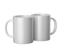 Cricut Blank Mugs | White | 425ml (15oz) | 2 x Infusible Ink Sublimation Mugs | for use Mug Press Infusible Ink