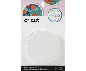 Cricut Coaster Blanks - Round 3.6" Diameter - For use with Infusible Ink/Sheets