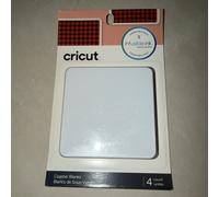 Cricut Coaster Blanks - Square 3.75" x 3.75" - For use with Infusible Ink/Sheets