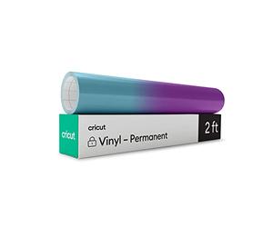 Cricut Cold-Activated, Colour-Changing Vinyl - Permanent, Turquoise <-> Purple