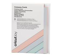Cricut Cutaway Cards | Pastel | 10.8cm x 14cm (4.25" x 5.5") | 8-Pack | for use Joy (2008856)